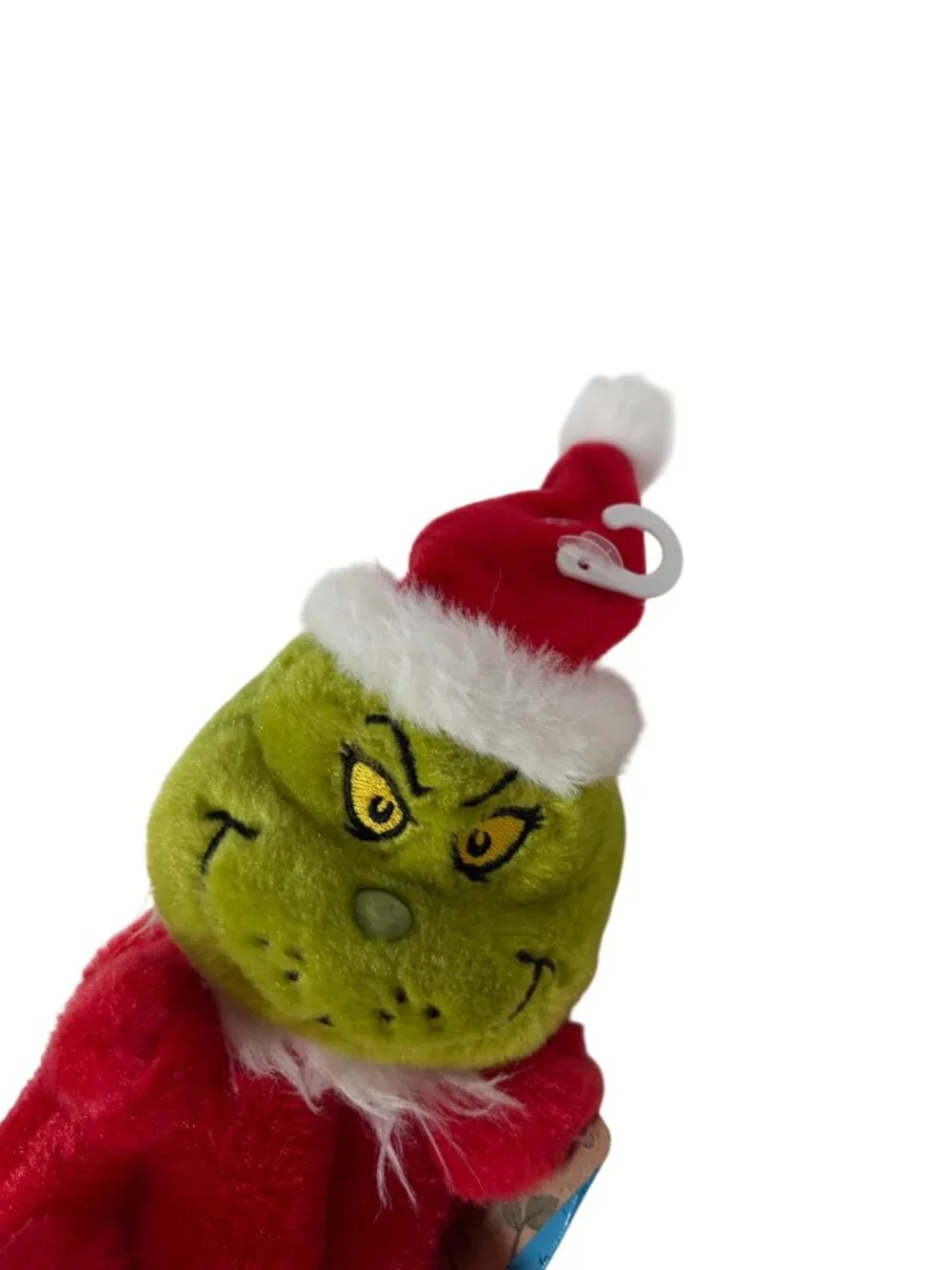 New Aurora Dr Suess Grinch Plush Bean Bag Stuffed Animal Doll Toy 7.5 in Tall 7.